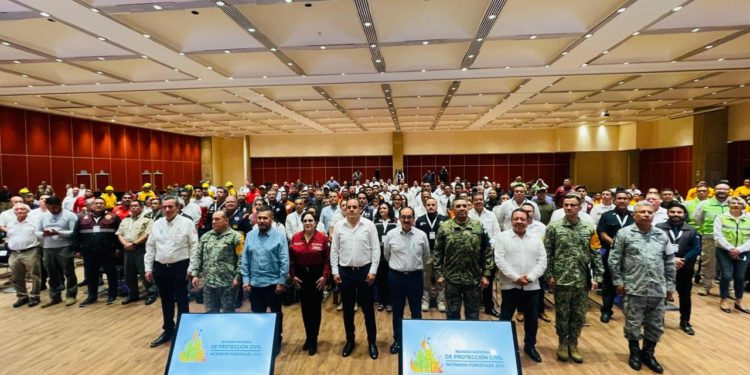 COEPROC asiste a la Reunión Nacional de Protección Civil para el Inicio de la Temporada de Incendios Forestales 2024