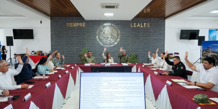 Instalan Consejo Estatal de Seguridad Ciudadana en Quintana Roo