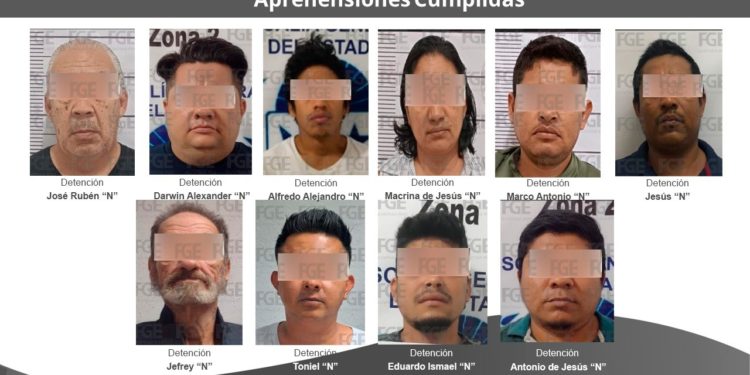 Abre FGE mil 99 carpetas de investigación y cumplimenta 23 órdenes de aprehensión y nueve cateos del 11 al 17 de marzo