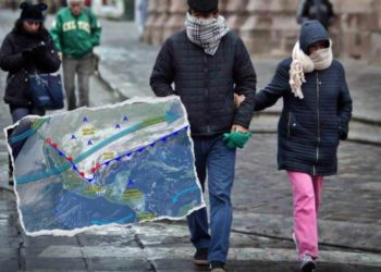 Frente frío se aproxima al territorio mexicano