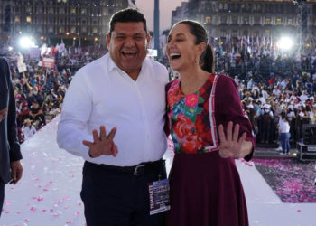 Javier May inicia campaña con Claudia Sheinbaum en Paraíso y Comalcalco