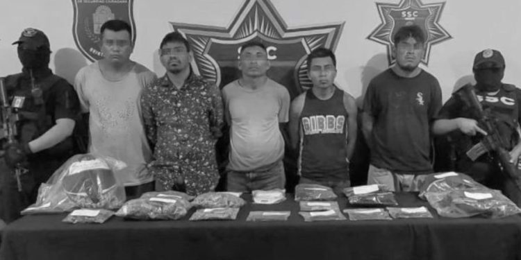 Capturan a 5 integrantes de una banda delictiva en Cancún