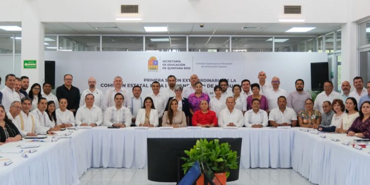 Realizan 1ª Sesión Extraordinaria de la Comisión Estatal para la Planeación de la Educación Superior