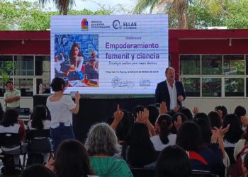 Concluye el ciclo de conferencias “Empoderamiento femenil y ciencia” dirigida a estudiantes del Nivel Medio Superior