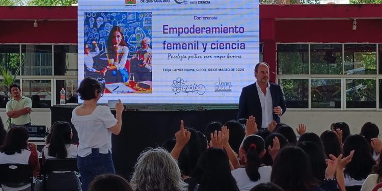 Concluye el ciclo de conferencias “Empoderamiento femenil y ciencia” dirigida a estudiantes del Nivel Medio Superior