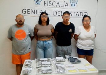 Captura FGE a nueve personas por narcomenudeo en Tulum y Cozumel