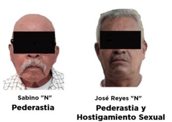 Detenidos dos adultos mayores por presuntos delitos sexuales en Tabasco