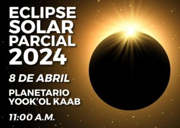 El 8 de abril en los planetarios de Cancún, Playa del Carmen, Cozumel y Chetumal la población podrá observar el Eclipse Solar parcial