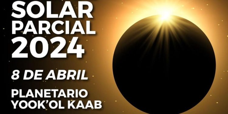 El 8 de abril en los planetarios de Cancún, Playa del Carmen, Cozumel y Chetumal la población podrá observar el Eclipse Solar parcial