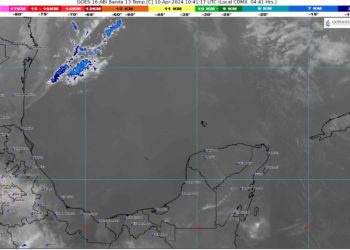Frente frío Núm 45 ocasionará lluvias puntuales intensas en Quintana Roo