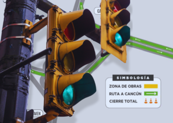 Anuncian cambios de circulación por obras en construcción