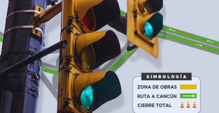 Anuncian cambios de circulación por obras en construcción