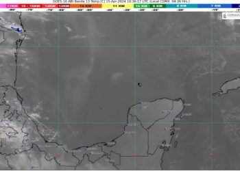 Prevén cielo nublado con lluvias aisladas en Quintana Roo