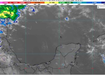 Prevén cielo nublado con lluvias aisladas en Quintana Roo