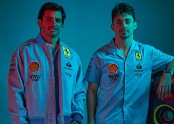 Ferrari sorprende al cambiar su tono en azul para el Gran Premio de Miami