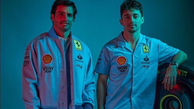 Ferrari sorprende al cambiar su tono en azul para el Gran Premio de Miami