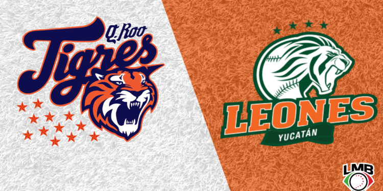 Tigres de Quintana Roo jugarán contra Leones de Yucatán en la LMB