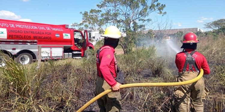 Aumentan incendios durante temporada de estiaje: Protección Civil Tabasco