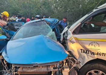 Fuerte accidente en la ruta de los cenotes en Puerto Morelos deja una persona sin vida