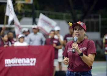 Ana Paty Peralta llama a los ciudadanos a trabajar en equipo por el bienestar de Cancún