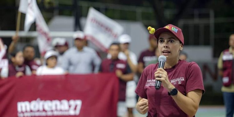 Ana Paty Peralta llama a los ciudadanos a trabajar en equipo por el bienestar de Cancún