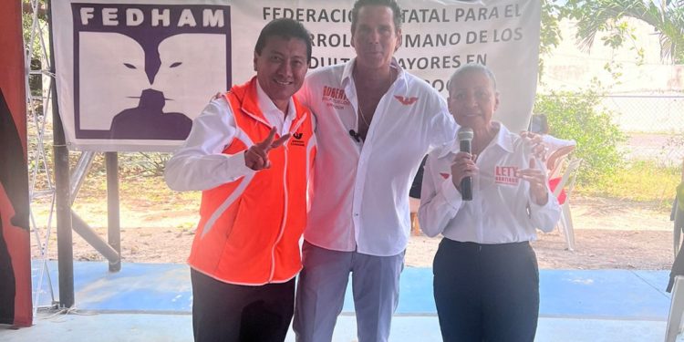 «Palazuelos, Chucho Pool, y Lety Santiago, comprometen su gestión para adultos mayores»