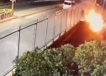 Sospechoso de incendio en Paraíso captado en video
