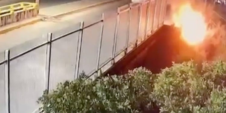 Sospechoso de incendio en Paraíso captado en video