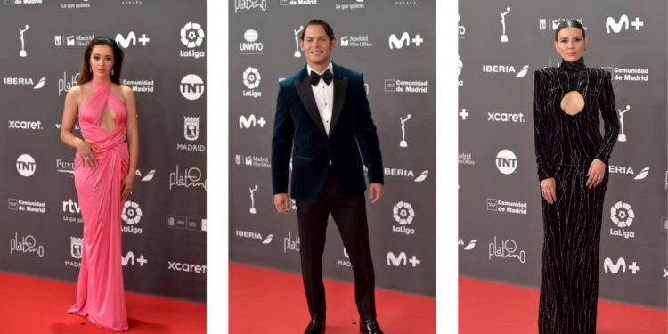 Artistas deslumbran en la alfombra roja de los Premios Platino, Xcaret