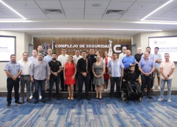 Fortalecen videovigilancia en Cancún con firma de convenio entre la SSC Q. Roo y la CANIRAC