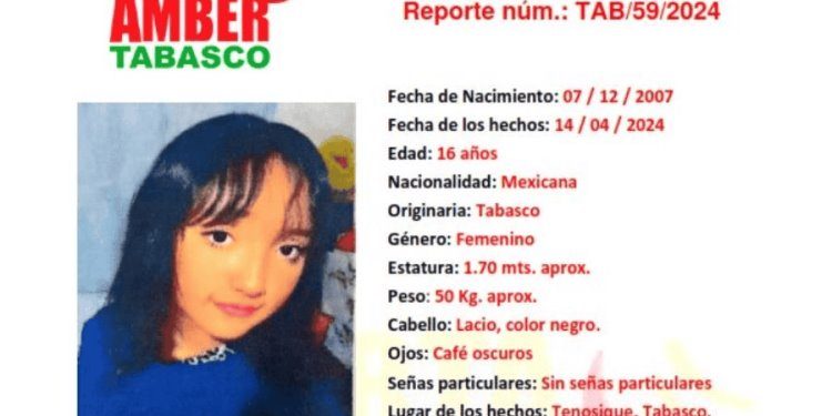 Buscan a tres menores de edad desaparecidas en Tabasco