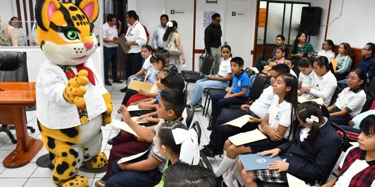 Realizan simulacro del 19° Congreso de Niños Legisladores en Tabasco