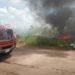 Incendio de pastizales afecta circulación en carretera Cárdenas-Villahermosa