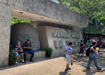 Alta afluencia de turistas en el Parque Museo La Venta