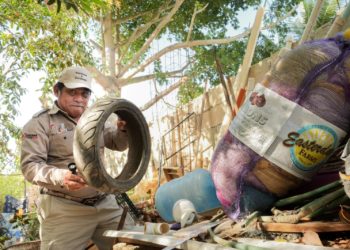 Mantener patios limpios es clave para prevenir el dengue y mejorar la calidad de vida