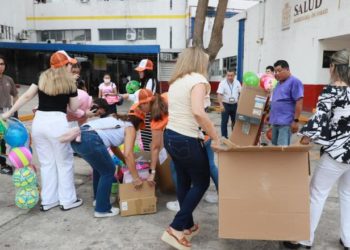 Llevan alegría a pacientes del Hospital del Niño «Rodolfo Nieto Padrón»
