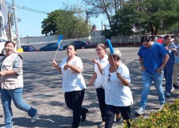 Realizan caminata para concientizar sobre la Tuberculosis