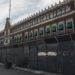 Palacio Nacional es blindado tras marcha de los 43 normalistas de Ayotzinapa