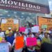 Transportistas protestan en la SEMOVI por falta de pago de subsidios