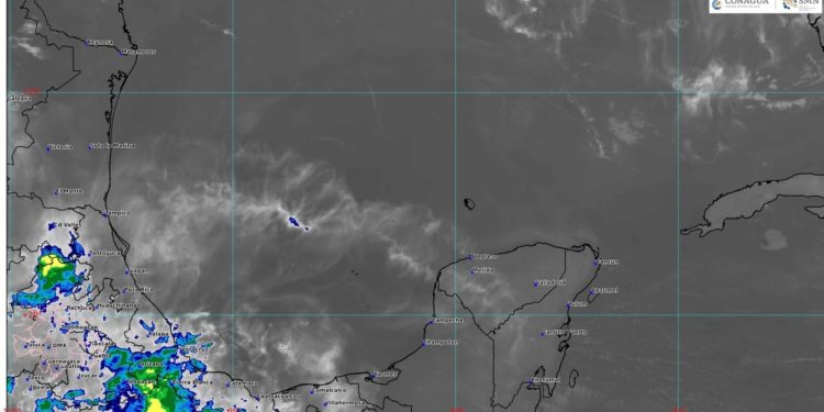 Prevén cielo nublado con lluvias aisladas en Quintana Roo