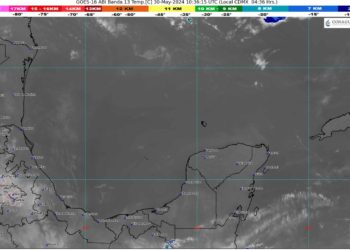 Onda tropical Núm 1 provocará lluvias en Quintana Roo