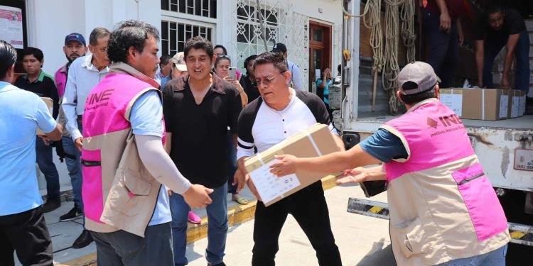 Llegada de boletas electorales a Tabasco para el 2 de Junio