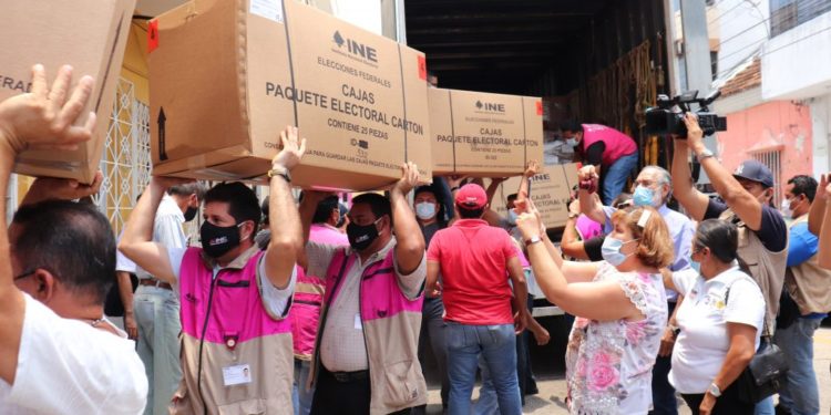 El INE en Tabasco recibe casi 6 millones de boletas electorales