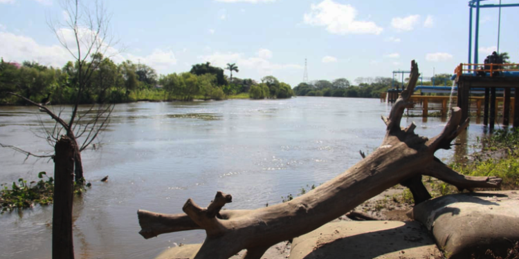 Niveles de ríos en Tabasco afectados por la sequía