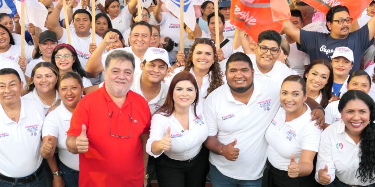 Ganamos la lucha democrática y vamos por la fiesta electoral en Puerto Morelos: Fernanda Alvear