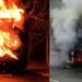 Autobús de Tours Acosta se incendia en Prolongación Tulum tras sufrir un cortocircuito