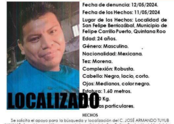 Hallan a joven maya desaparecido hace una semana en Carrillo Puerto