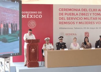 Conmemoran en Tabasco 162 Aniversario de la Batalla de Puebla