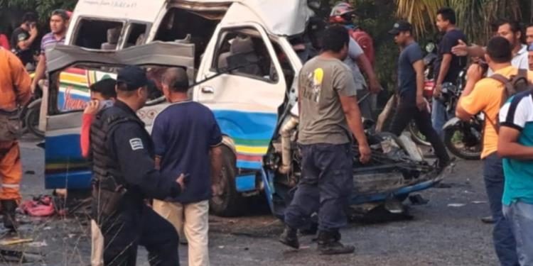 Lamentable accidente en vía corta de Tabasco cobra la vida de 13 personas