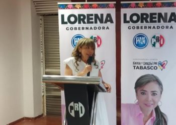 Lorena Beaurregard denuncia agresión contra candidato del PAN en Cunduacán